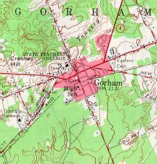 medium  scale topographic map