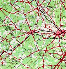 small  scale topographic map