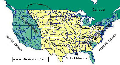 Mississippi river basin