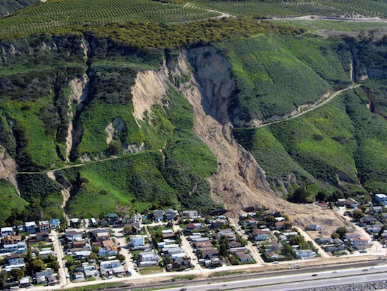 La Conchita slide