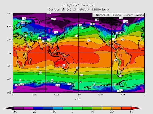 Jan Temp Map